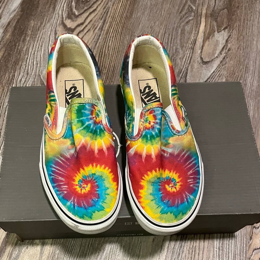 Vans Multicolor Tie-Dye Slip-Ons